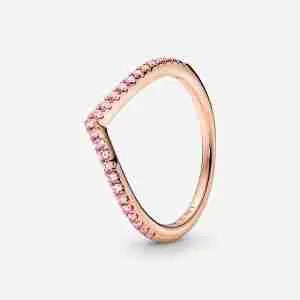 Bague Rose Scintillante Vœu Pandora Timeless
