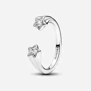 Bague Ouverte Étoiles Filantes