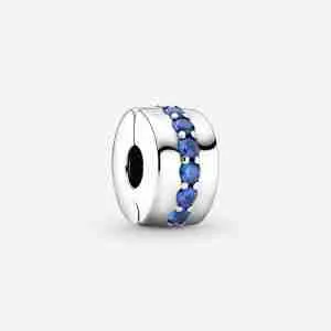 Charm Clip Éclat Bleu