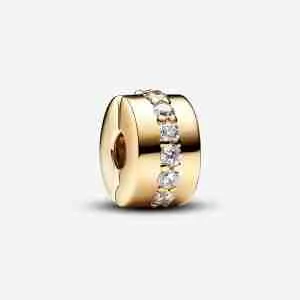 Charm Clip Rangée Scintillante Incolore