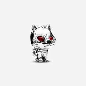 Charm Game of Thrones Loup Géant Fantôme
