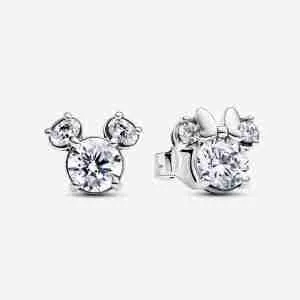 Clous d'Oreilles Scintillants Disney Mickey & Minnie