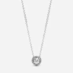 Collier Halo Scintillant Rond