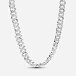 Collier Maille Cubaine Pavé