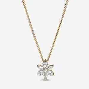 Collier Pendentif Herbier Scintillant l’Or