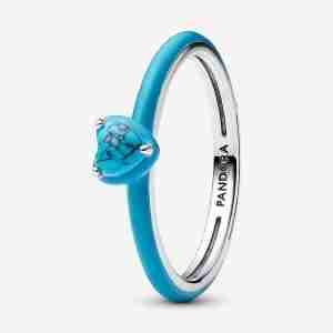 Bague Pierre Cœur Turquoise
