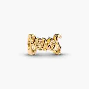 Charm Besos Manuscrit Doré