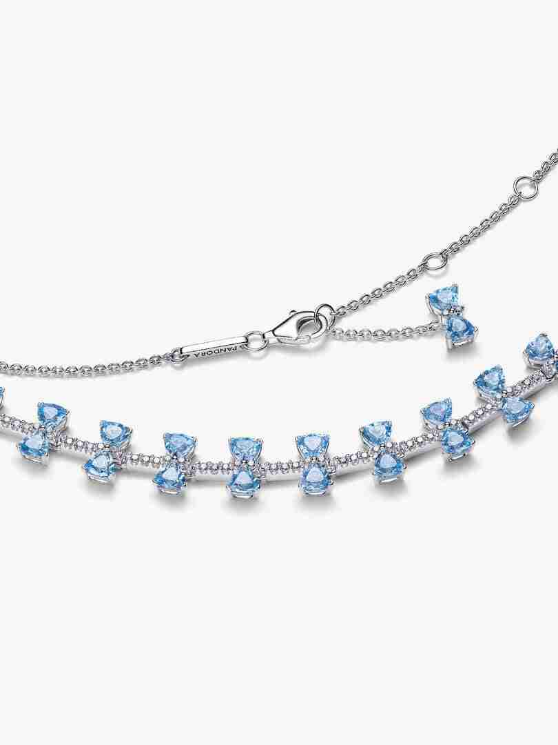 Collier Bridgerton Nœuds Bleus_1 Collier Bridgerton Noeuds Bleus 1